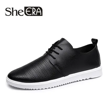 2019 New Men Casual Shoes Leather Cool Summer Breathable Holes Luxury Brand Flat Shoes for Men Zapatos De Hombre DropShipping
2019 New Men Casual Shoes Leather Cool Summer Breathable Holes Luxury Brand Flat Shoes for Men Zapatos De Hombre DropShipping
