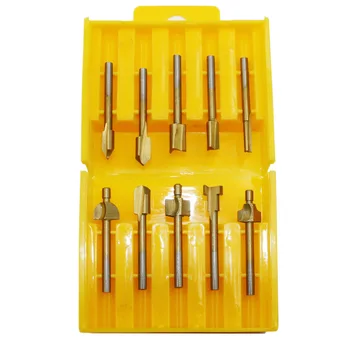 Box High-speed Steel 10 Sets Of Woodworking Electric Grinding Knife Engraving Machine Pattern Knife Milling Cutter
Box High-speed Steel 10 Sets Of Woodworking Electric Grinding Knife Engraving Machine Pattern Knife Milling Cutter