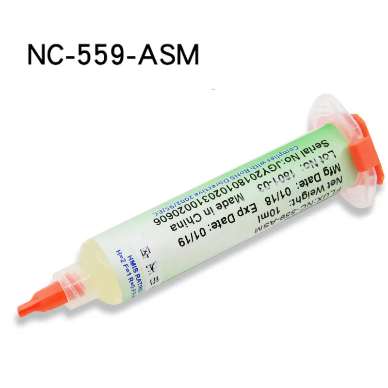 NOVFIX Solder Flux Paste 218 223 559 10cc NC-559-ASM Flux paste lead-free solder paste solder flux
NOVFIX Solder Flux Paste 218 223 559 10cc NC-559-ASM Flux paste lead-free solder paste solder flux