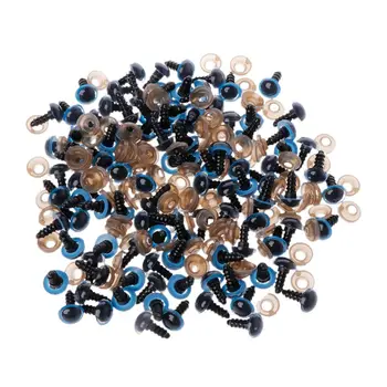 100pcs 10mm/12mm Plastic Safety Eyes For Bear Stuffed Toy Snap Animal Puppet Dolls Making DIY Crafts With Washers
100pcs 10mm/12mm Plastic Safety Eyes For Bear Stuffed Toy Snap Animal Puppet Dolls Making DIY Crafts With Washers