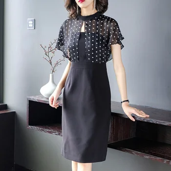Dot Chiffon Stitching Women's Dresses Ukraine Ol Fashion Summer Dress Vestidos Chic Pastel Dress Elegant Vestido De Festa
Dot Chiffon Stitching Women's Dresses Ukraine Ol Fashion Summer Dress Vestidos Chic Pastel Dress Elegant Vestido De Festa