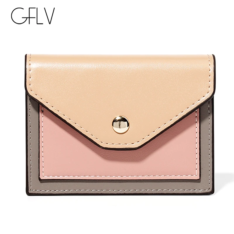 GFLV Brand 2019 Coin Purses Mini Wallets Women Card Wallet Panelled Purse Envelope Purse Bag PU Leather Coin Purse Card Holder
GFLV Brand 2019 Coin Purses Mini Wallets Women Card Wallet Panelled Purse Envelope Purse Bag PU Leather Coin Purse Card Holder