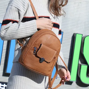OCARDIAN Backpack New Fashion Women's High Quality Leather Backpack Laptop Retro Outdoor Travel School Simple Bag Mujer a27
OCARDIAN Backpack New Fashion Women's High Quality Leather Backpack Laptop Retro Outdoor Travel School Simple Bag Mujer a27