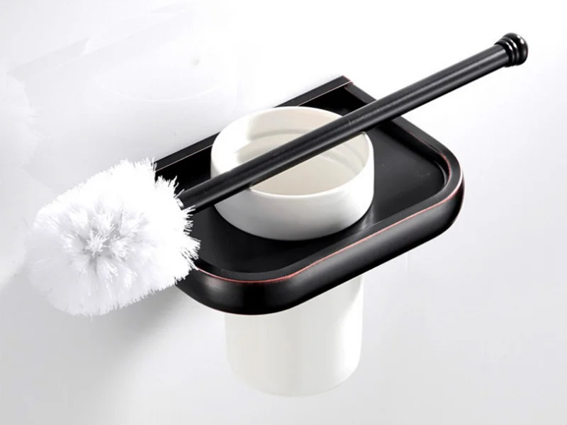 toilet brush holder black 2