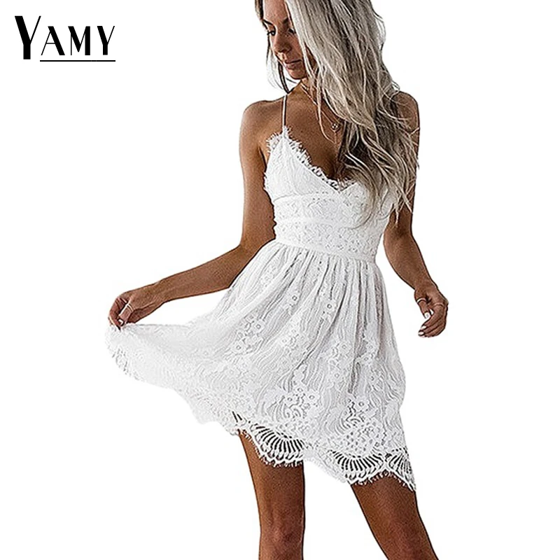 Backless summer dress elegant vintage women beach lace dress black white kawaii party dresses korean bohemian vestidos
Backless summer dress elegant vintage women beach lace dress black white kawaii party dresses korean bohemian vestidos