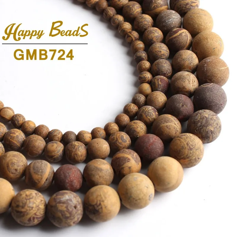 Natural Stone Matte Elephant Skin Jaspers Round Loose Beads 15''Strand 4/6/8/10 mm For Jewelry Making Diy Bracelet Necklace
Natural Stone Matte Elephant Skin Jaspers Round Loose Beads 15''Strand 4/6/8/10 mm For Jewelry Making Diy Bracelet Necklace