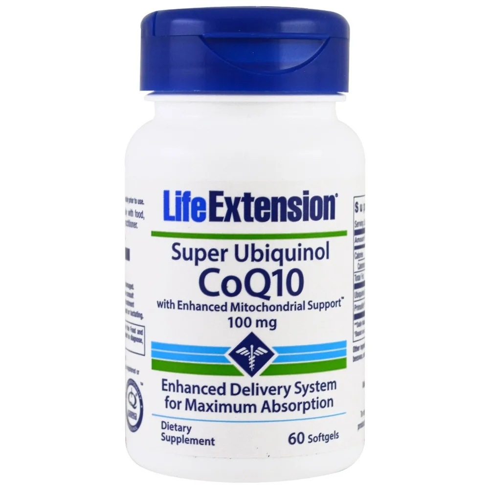 

Free shipping super ubiquinol Co Q10 100 mg 60 pcs