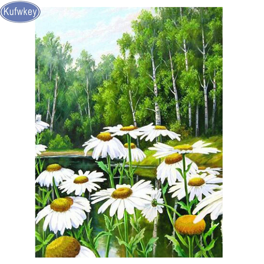 5D Diamond Painting Daisy flower painting Cross Stitch Kit Diamond Embroidery Square Drill Diamond Mosaic Home Decoration
5D Diamond Painting Daisy flower painting Cross Stitch Kit Diamond Embroidery Square Drill Diamond Mosaic Home Decoration