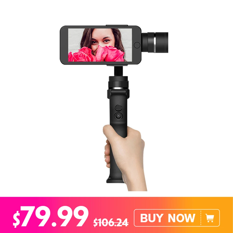 Eyemind 3-axis Gyro Intelligent Handheld Gimbal Stabilizer with Face Tracking Function bluetooth APP Control for Smartphone
Eyemind 3-axis Gyro Intelligent Handheld Gimbal Stabilizer with Face Tracking Function bluetooth APP Control for Smartphone