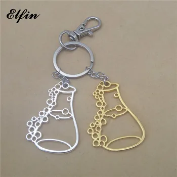 Elfin Wholesale Trendy Erlenmeyer Flask Key Chains Potion Bottle Chemistry Laboratory Graduation Gift Conical Flask Key Rings
Elfin Wholesale Trendy Erlenmeyer Flask Key Chains Potion Bottle Chemistry Laboratory Graduation Gift Conical Flask Key Rings