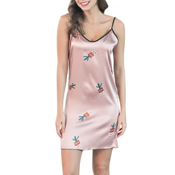 JAYCOSIN 2019 New Summer Women Sleepwear Sexy Girls Sweet Cactus Letter Print Temptation V-Neck Strap Nightdress For Home 904222
JAYCOSIN 2019 New Summer Women Sleepwear Sexy Girls Sweet Cactus Letter Print Temptation V-Neck Strap Nightdress For Home 904222