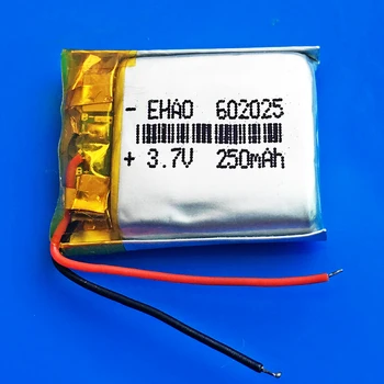 3.7V 250mAh lithium polymer lipo Rechargeable battery cells 602025 for MP3 GPS bluetooth headset camera smart watch
3.7V 250mAh lithium polymer lipo Rechargeable battery cells 602025 for MP3 GPS bluetooth headset camera smart watch