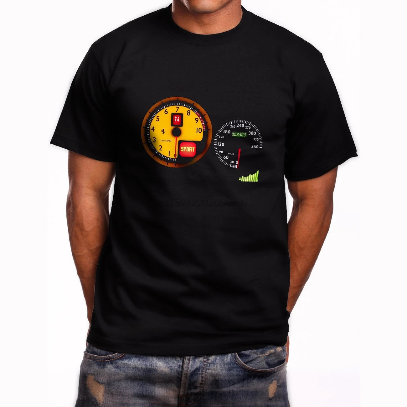 New Speedometer Ferarri F430 Short Sleeve Men Black T-Shirt Size S to 3XL Mens T Shirt Fashion Clothing
New Speedometer Ferarri F430 Short Sleeve Men Black T-Shirt Size S to 3XL Mens T Shirt Fashion Clothing