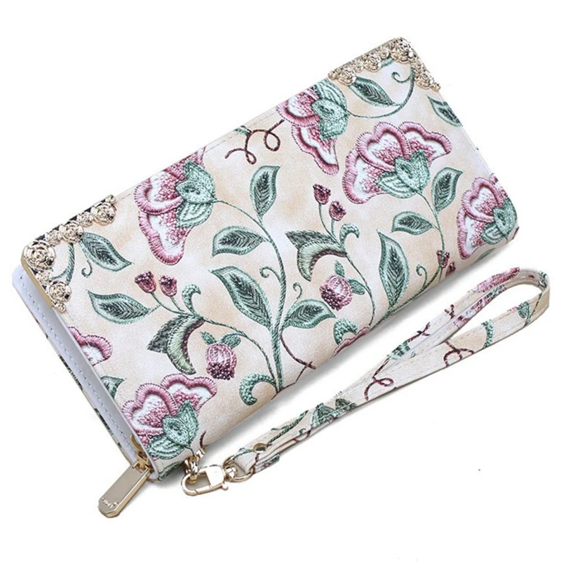 Women Embroidery Printing Floral Wallet Fashion Lady ID Card Holder Purse Flowers Pattern Handbag monedero mujer para monedas
Women Embroidery Printing Floral Wallet Fashion Lady ID Card Holder Purse Flowers Pattern Handbag monedero mujer para monedas