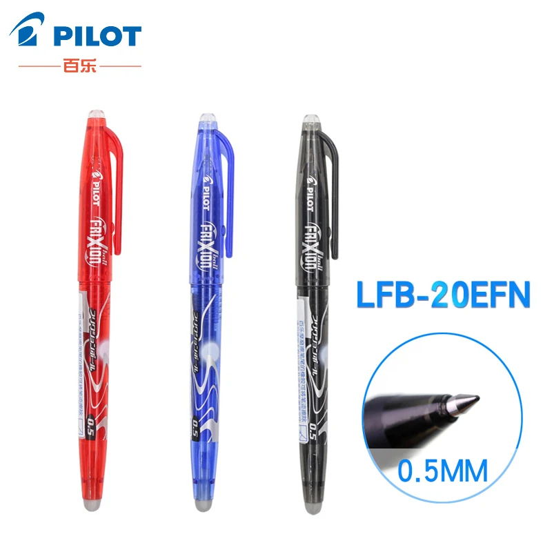 Pilot Frixion Pen Kawaii 0.5mm Erasable Gel Ink Pens Black/Blue/Red Inks & Eraser LFB-20EF School Office Writing Supplies
Pilot Frixion Pen Kawaii 0.5mm Erasable Gel Ink Pens Black/Blue/Red Inks & Eraser LFB-20EF School Office Writing Supplies