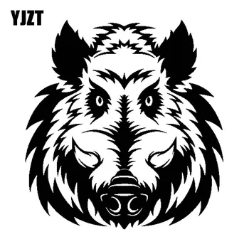 YJZT 17.8CM*18.9CM A Ferocious Wild Boar Head Vinyl Black Silver Car Sticker Decal C13-000646
YJZT 17.8CM*18.9CM A Ferocious Wild Boar Head Vinyl Black Silver Car Sticker Decal C13-000646