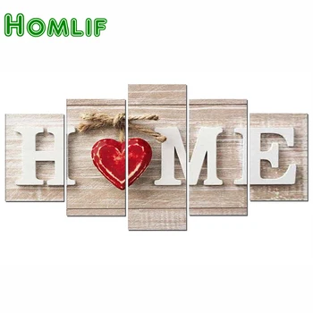 HOMLIF 5pcs Full Square/Round Drill 5D DIY Diamond Painting Love Home Multi-picture Combination 3D Embroidery Mosaic Home Decor
HOMLIF 5pcs Full Square/Round Drill 5D DIY Diamond Painting Love Home Multi-picture Combination 3D Embroidery Mosaic Home Decor