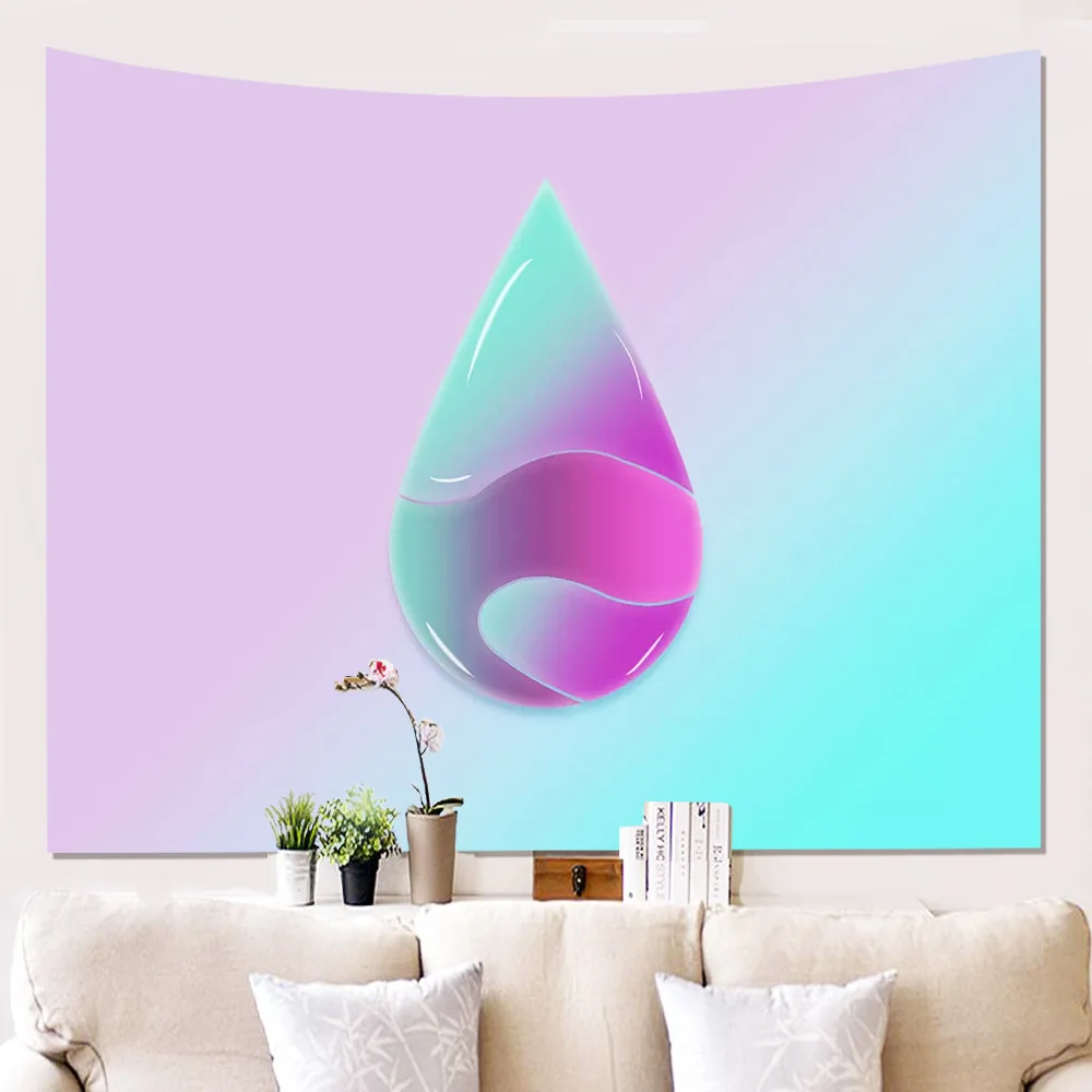 Home Water Drop Wall Hanging Cloth Background Cloth Painting Tapestry Wall Decorative Blanket
Home Water Drop Wall Hanging Cloth Background Cloth Painting Tapestry Wall Decorative Blanket