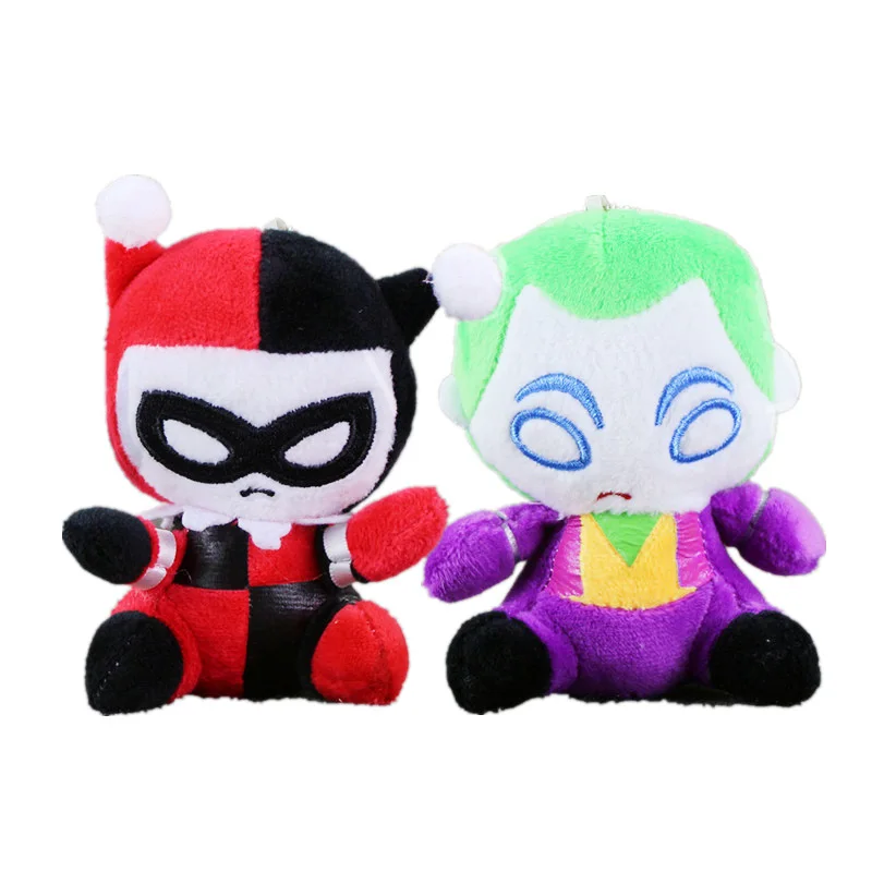 1pcs suicide squad 10cm The Flash Batman Harley Quinn The Joker Plush Toys keychain keyring Soft Stuffed Doll pendant
1pcs suicide squad 10cm The Flash Batman Harley Quinn The Joker Plush Toys keychain keyring Soft Stuffed Doll pendant