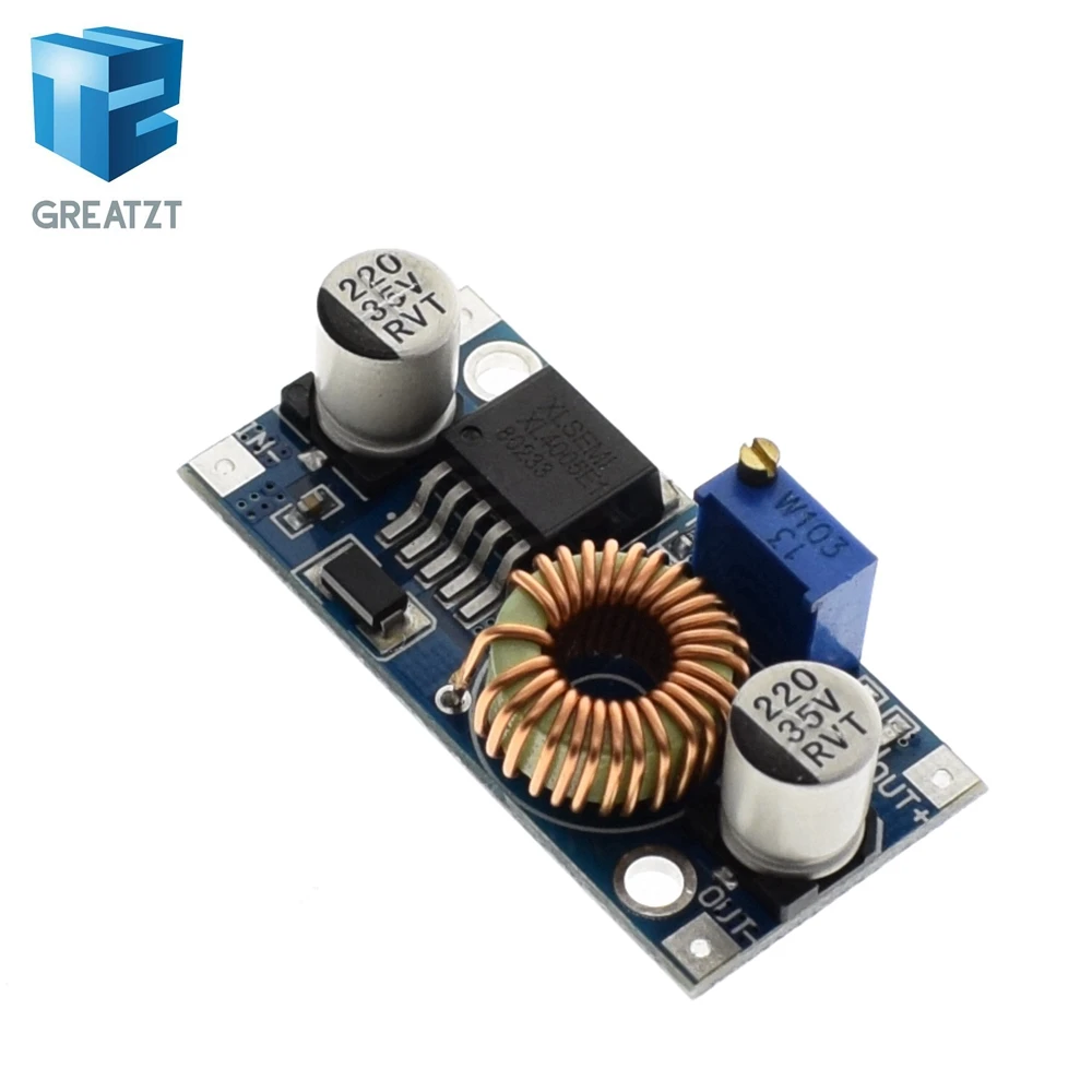 GREATZT 1pcs XL4005 DSN5000 Beyond LM2596 DC-DC adjustable step-down 5A power Supply module,5A Large current Large power
GREATZT 1pcs XL4005 DSN5000 Beyond LM2596 DC-DC adjustable step-down 5A power Supply module,5A Large current Large power