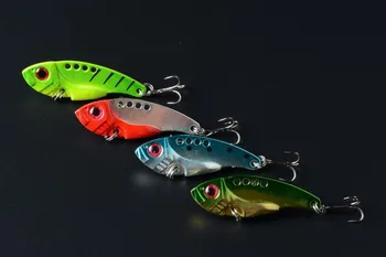 100pcs Blade Fishing Lure VIB Metal Bait Tackle tools 5.5CM 11G Artificial Wobbler Sequins Sinking Fish lure With 8# hooks
100pcs Blade Fishing Lure VIB Metal Bait Tackle tools 5.5CM 11G Artificial Wobbler Sequins Sinking Fish lure With 8# hooks