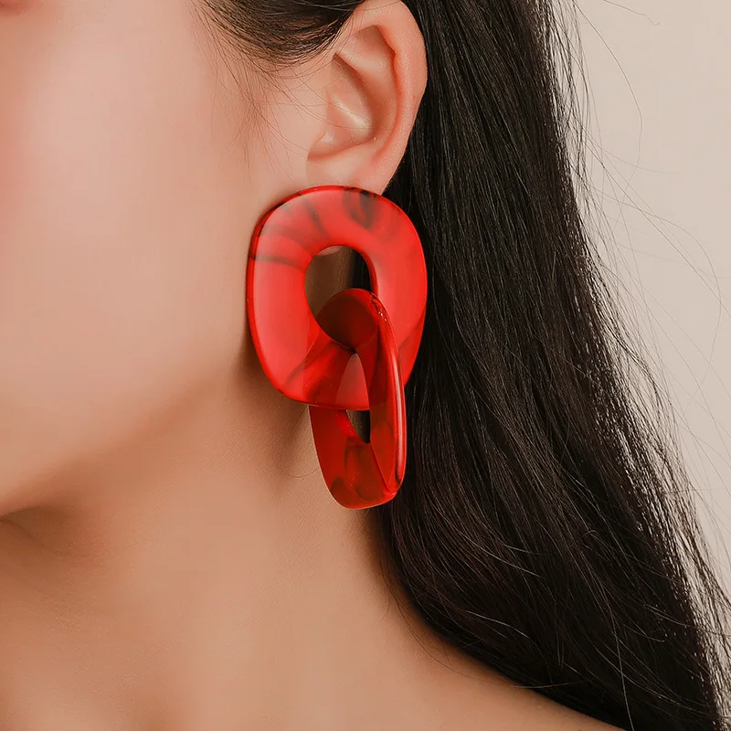 AOMU New Design Sweet Irregular Hit Color Geometric Acrylic Long Big Drop Earrings For Women Marble Dangle Jewelry Pendientes
AOMU New Design Sweet Irregular Hit Color Geometric Acrylic Long Big Drop Earrings For Women Marble Dangle Jewelry Pendientes