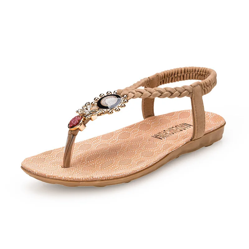 Summer Sandals Women T-strap Flip Flops Thong Sandals Designer Elastic Band Ladies Gladiator Flat Sandals Woman Shoes 3 Color
Summer Sandals Women T-strap Flip Flops Thong Sandals Designer Elastic Band Ladies Gladiator Flat Sandals Woman Shoes 3 Color