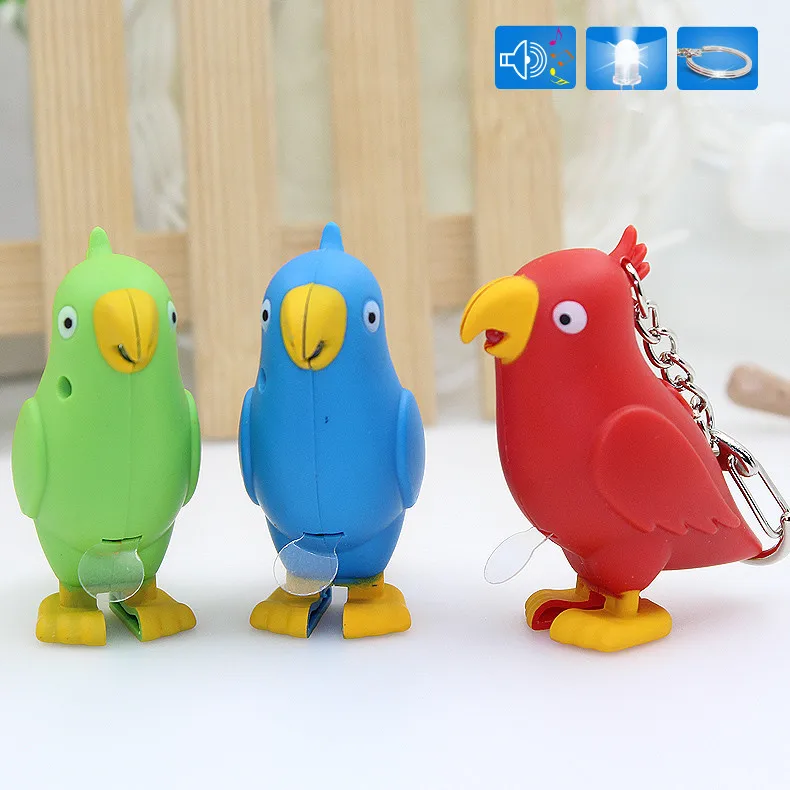 Cute LED Keychain with Sound Light Flashlight The parrot Key rings,cartoon Animal Car Key Ring,Children gift toys,bag pendant
Cute LED Keychain with Sound Light Flashlight The parrot Key rings,cartoon Animal Car Key Ring,Children gift toys,bag pendant