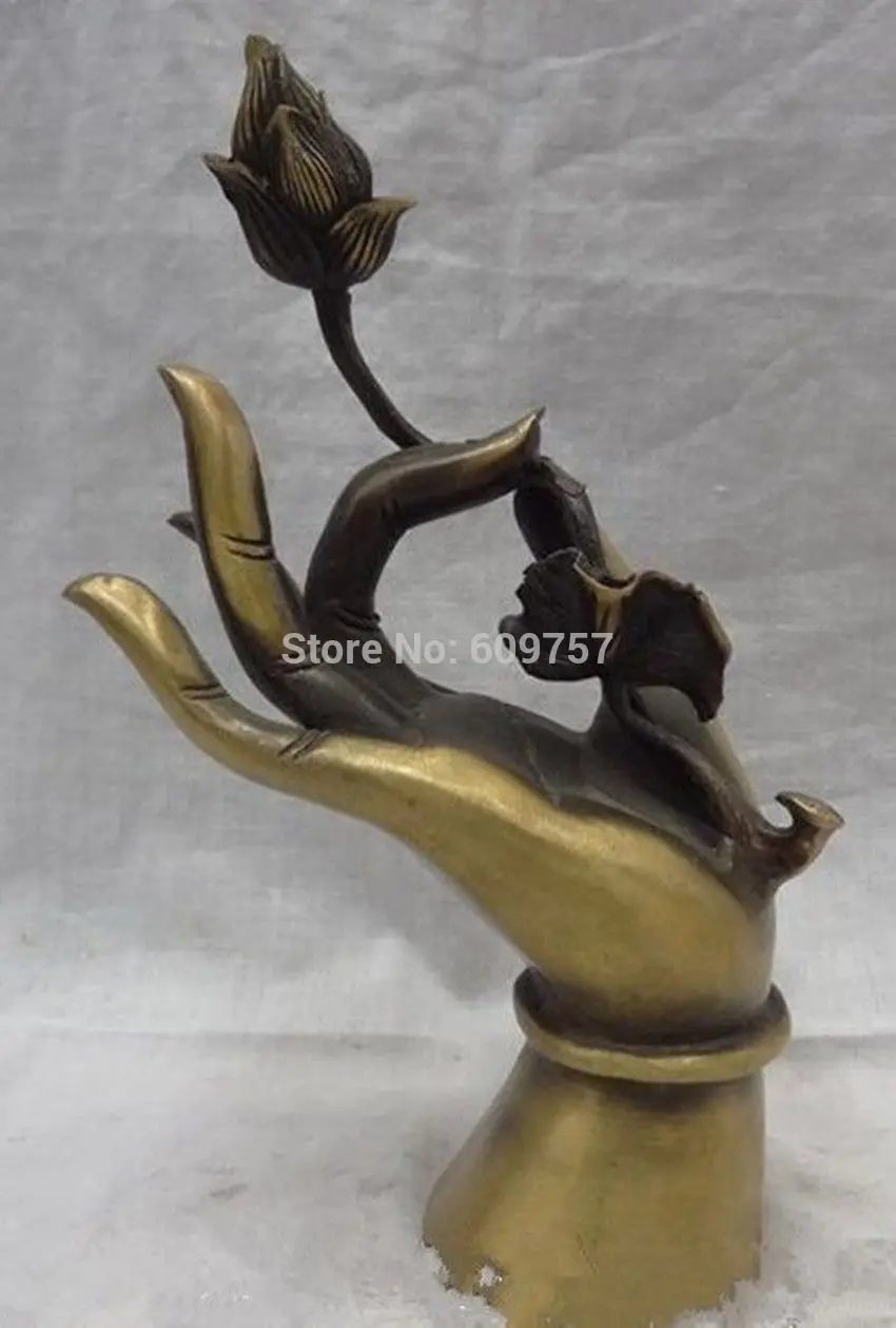 CollectiOld Bronze 8" China Pure Bronze Buddhism Sculpture Tibetan Lotus Buddha Hand Statue Copper Art Statue decoration
CollectiOld Bronze 8" China Pure Bronze Buddhism Sculpture Tibetan Lotus Buddha Hand Statue Copper Art Statue decoration