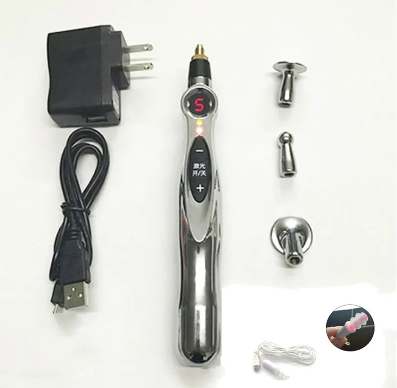 Multi -functional Laser Energy Meridian Pen electronic acupuncture point massage Therapy Rechargeable With laser nose sheath
Multi -functional Laser Energy Meridian Pen electronic acupuncture point massage Therapy Rechargeable With laser nose sheath