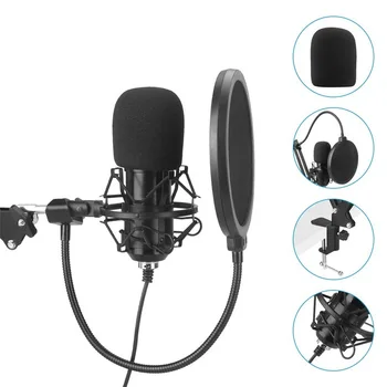 Professional Podcast Condenser USB Microphone Kit Tripod for PC Karaoke Vocals Voice Over Youtube Studio Recording Mikrof
Professional Podcast Condenser USB Microphone Kit Tripod for PC Karaoke Vocals Voice Over Youtube Studio Recording Mikrof