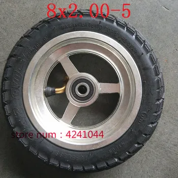 8x2.00-5 Vacuum tyre Wheel Using Metal Hub 8" Tubeless Pneumatic Tire scooter Electric Trolley 8''Pneumatic Wheel Gocart Caster
8x2.00-5 Vacuum tyre Wheel Using Metal Hub 8" Tubeless Pneumatic Tire scooter Electric Trolley 8''Pneumatic Wheel Gocart Caster