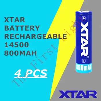 4 pcs Lithium XTAR 14500 800 mAh 3.7V Protected Rechargeable Li-ion Battery by MC1 MC2 PB2 VC2 VC4 SV2 VP4 plus MC6 charger
4 pcs Lithium XTAR 14500 800 mAh 3.7V Protected Rechargeable Li-ion Battery by MC1 MC2 PB2 VC2 VC4 SV2 VP4 plus MC6 charger