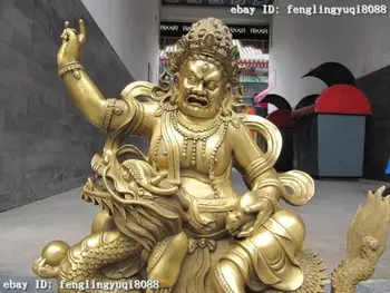 Tibet exquisite Brass Yellow Jambhala Buddha Statue Ride on Sit Dragon Discount 55%
Tibet exquisite Brass Yellow Jambhala Buddha Statue Ride on Sit Dragon Discount 55%