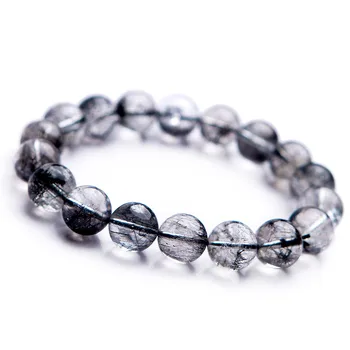 11mm Genuine Natural Black Rutilated Quartz Bracelets AAAA Healing Crystal Gems Stretch Round Bead Bracelet Women Men
11mm Genuine Natural Black Rutilated Quartz Bracelets AAAA Healing Crystal Gems Stretch Round Bead Bracelet Women Men