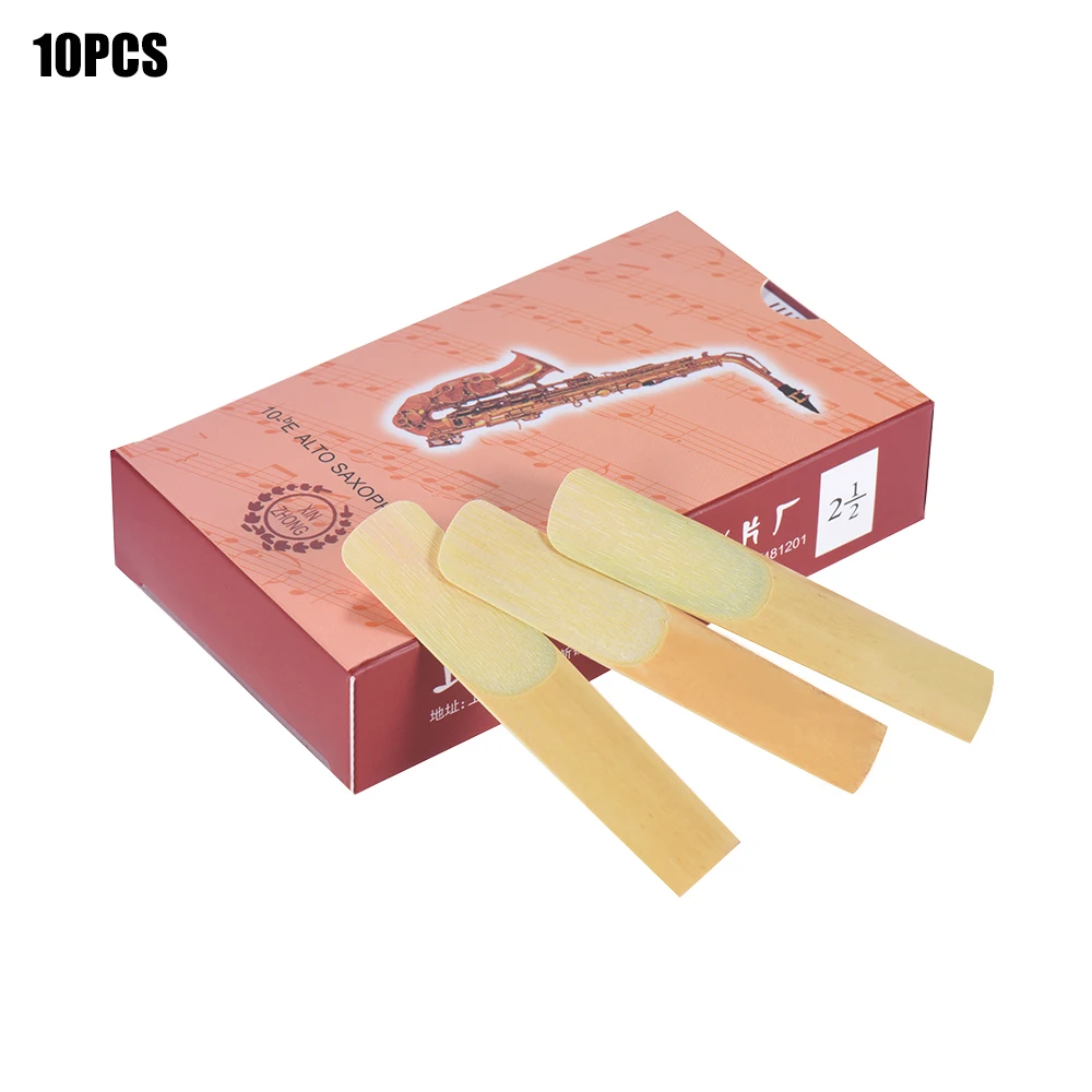 High Quality 10pcs/ Box Eb Alto Saxophone Reeds Sax Reeds Strength 2.5 Woodwind Instrument Parts & Accessories
High Quality 10pcs/ Box Eb Alto Saxophone Reeds Sax Reeds Strength 2.5 Woodwind Instrument Parts & Accessories