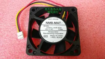 NMB-MAT 6015 DC12V 0.09A 60*60*15MM 2406VL-04W-B29 3 wire axial flow 6CM cooling fan
NMB-MAT 6015 DC12V 0.09A 60*60*15MM 2406VL-04W-B29 3 wire axial flow 6CM cooling fan