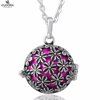 Eudora 20mm Flower Baby Chime Eudora Harmony Ball Engelsrufer Floating Locket Pendant fit Mexican Bola Jewelry for Pregnant gift
Eudora 20mm Flower Baby Chime Eudora Harmony Ball Engelsrufer Floating Locket Pendant fit Mexican Bola Jewelry for Pregnant gift