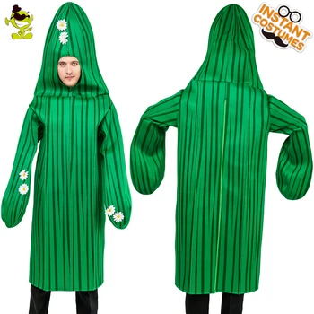 Hot Sale Men's Cactus Mascot Costume Adult's Green Cactus Plant Cosplay Carnival Party Fancy Suit Cactus Jumpsuit
Hot Sale Men's Cactus Mascot Costume Adult's Green Cactus Plant Cosplay Carnival Party Fancy Suit Cactus Jumpsuit