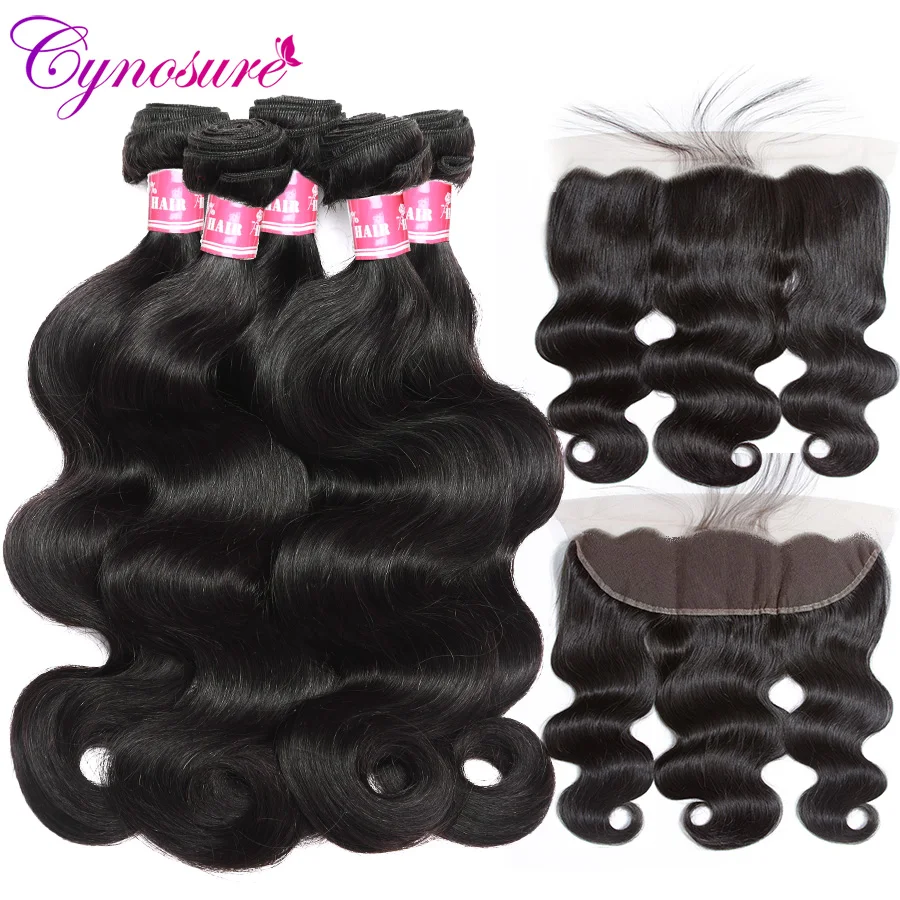 Cynosure Remy Human Hair 3 Bundles Brazilian Body Wave with Frontal Closure 13*4 Ear To Ear Lace Frontal with Bundles
Cynosure Remy Human Hair 3 Bundles Brazilian Body Wave with Frontal Closure 13*4 Ear To Ear Lace Frontal with Bundles