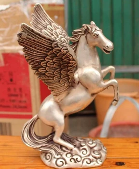 decoration bronze factory outlets Tibet Silver 10" Chinese Silver FengShui Animal Sucessful Running Flying Fly Horse On Statue
decoration bronze factory outlets Tibet Silver 10" Chinese Silver FengShui Animal Sucessful Running Flying Fly Horse On Statue