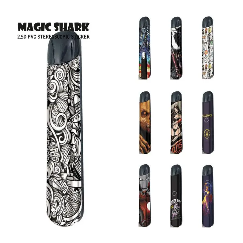 Magic Shark Devil Spirited Away Totoro Iron Man Venom Waterproof Case Cover E Cigarette Sticker for Relx Alpha A 044-054
Magic Shark Devil Spirited Away Totoro Iron Man Venom Waterproof Case Cover E Cigarette Sticker for Relx Alpha A 044-054