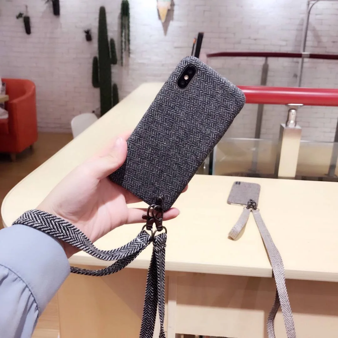 Ультратонкий тканевый чехол для телефона 6S 6 7 8 Plus XS Max SR кожаный iPhone