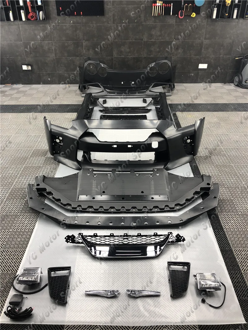 Car Accessories Poly PP Bodykit Fit For 2008-2016 R35 GTR CBA DBA Body Kit Bumper Diffuser Lip Side Skirt Grill Headlight
Car Accessories Poly PP Bodykit Fit For 2008-2016 R35 GTR CBA DBA Body Kit Bumper Diffuser Lip Side Skirt Grill Headlight