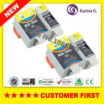 2sets Compatible Ink Cartridge For Kodak 30 KD-30 For ESP C110/310/315 Office 2150/2170 HERO 3.1/5.1 printer
2sets Compatible Ink Cartridge For Kodak 30 KD-30 For ESP C110/310/315 Office 2150/2170 HERO 3.1/5.1 printer