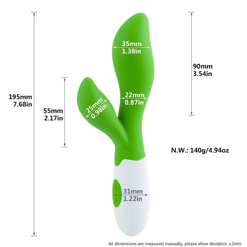 Silicone Dual Motors Dildo Rabbit Vibrator Powerful Waterproof G Spot Clitoris Stimulator Erotic Sex Toys for Woman