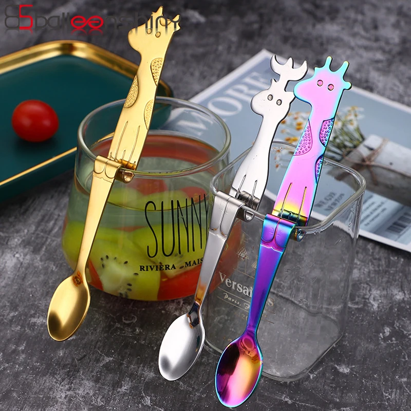 BalleenShiny Colorful Deer Dessert Spoon Cup Glass Hanging Coffee Stir Honey Sugar Scoop Cute Kitchen Tableware Decor Kids Gift
BalleenShiny Colorful Deer Dessert Spoon Cup Glass Hanging Coffee Stir Honey Sugar Scoop Cute Kitchen Tableware Decor Kids Gift