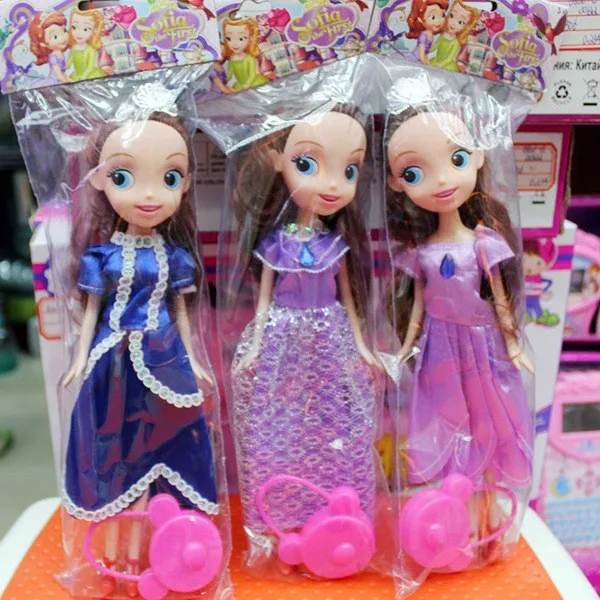 Фото New Original 11inch Sofia the First princess Bobbi doll VINYL toy boneca accessories Doll For Kids Best Gift Disny | Игрушки и хобби