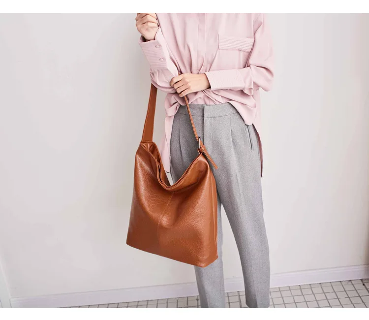 Micom brand shoulder bag female tote bucket bags fashion women leather handbag large capacity Ladies Hobos bao bolsa feminina (5)