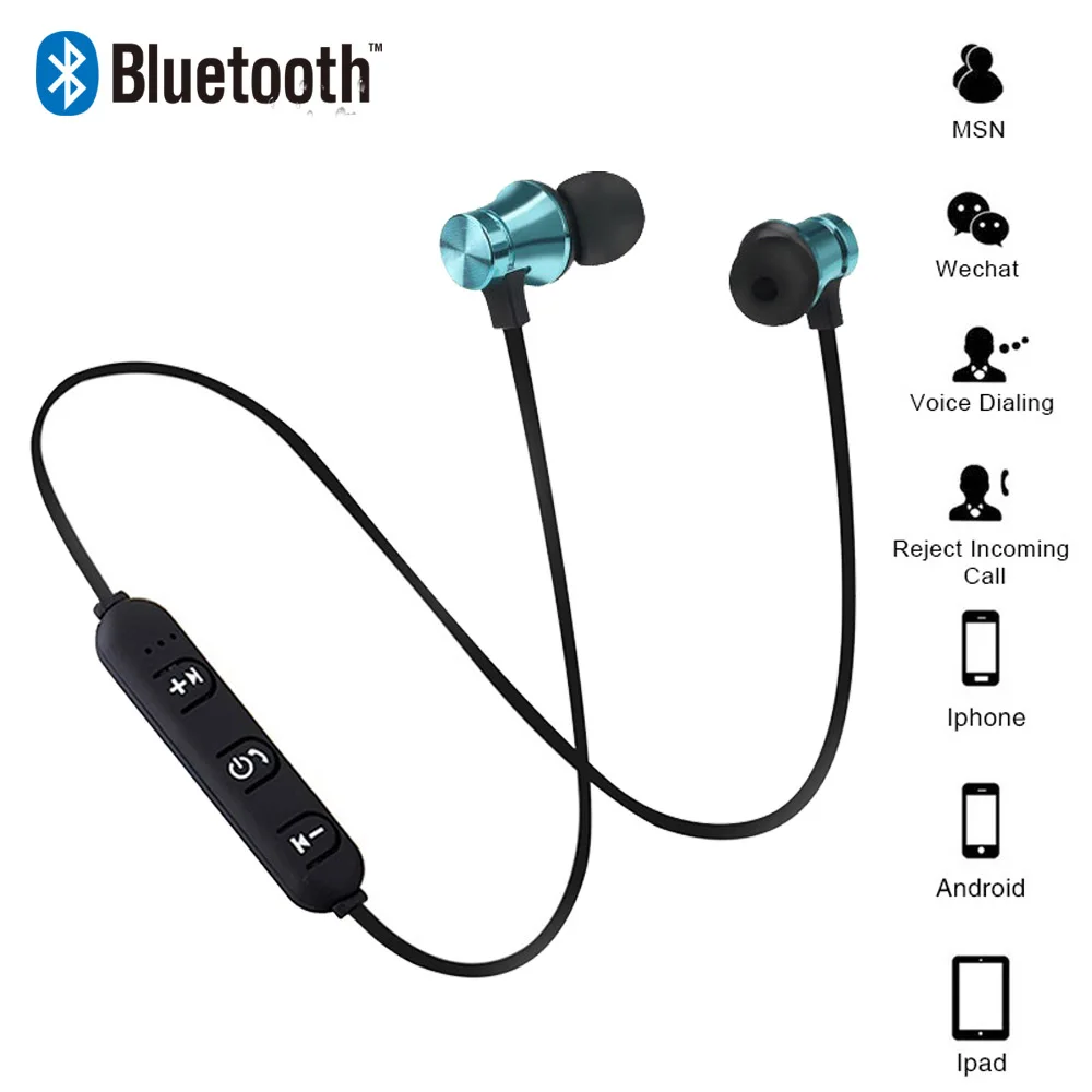 Wireless Bluetooth Earphone Magnetic Headphone Wireless Sports Sweatproof Headset Bass Music Headset for IPhone Xiaomi Headphone
Wireless Bluetooth Earphone Magnetic Headphone Wireless Sports Sweatproof Headset Bass Music Headset for IPhone Xiaomi Headphone